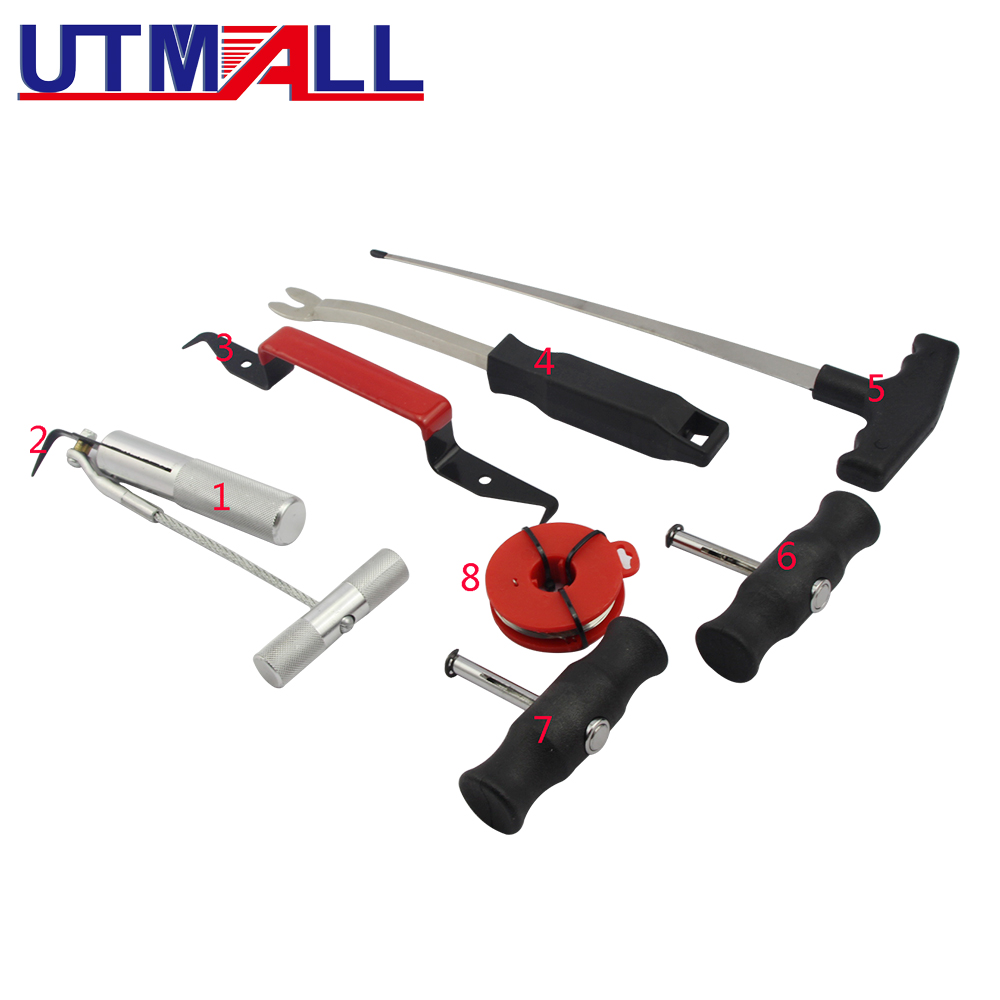 Workshop Tools Car - Zestaw 7 narzędzi do demontażu szyb
