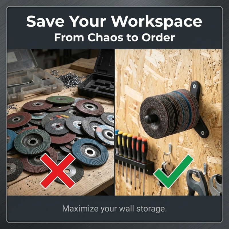 1 szt. Uchwyt ścienny na szlif – Workshop Tools Storage recenzja i cena