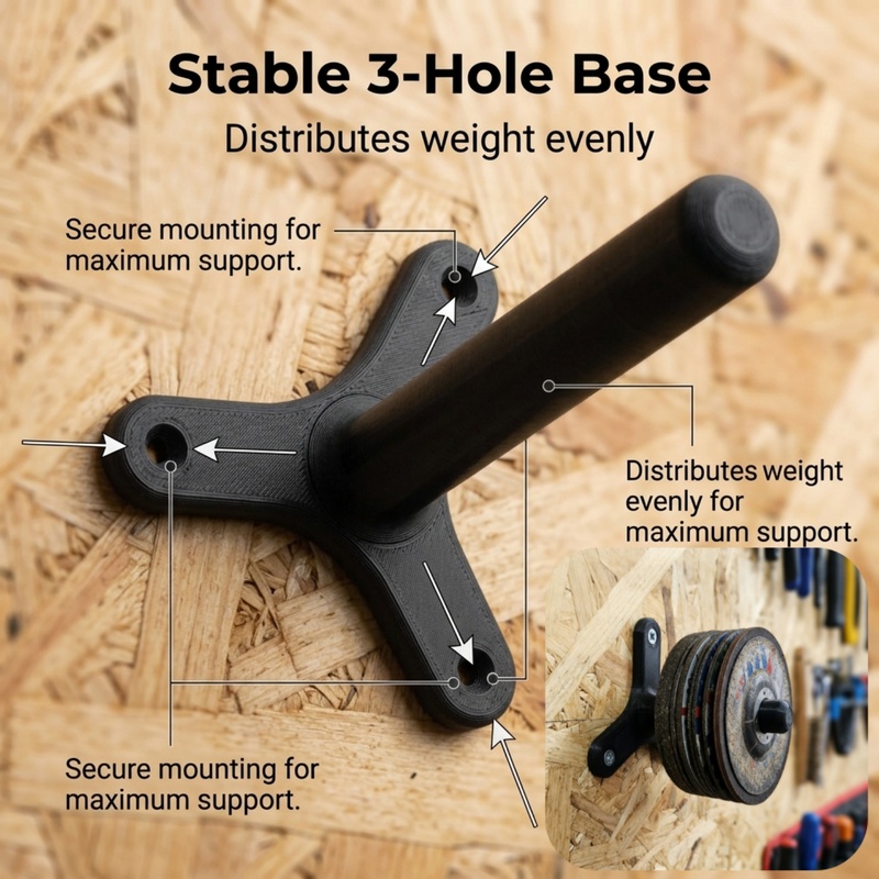 1 szt. Uchwyt ścienny na szlif – Workshop Tools Storage recenzja i cena