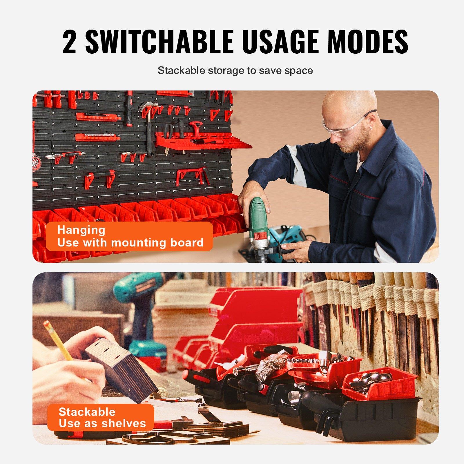 Półka ścienna z 30 przegródkam – Workshop Tools Storage recenzja i cena