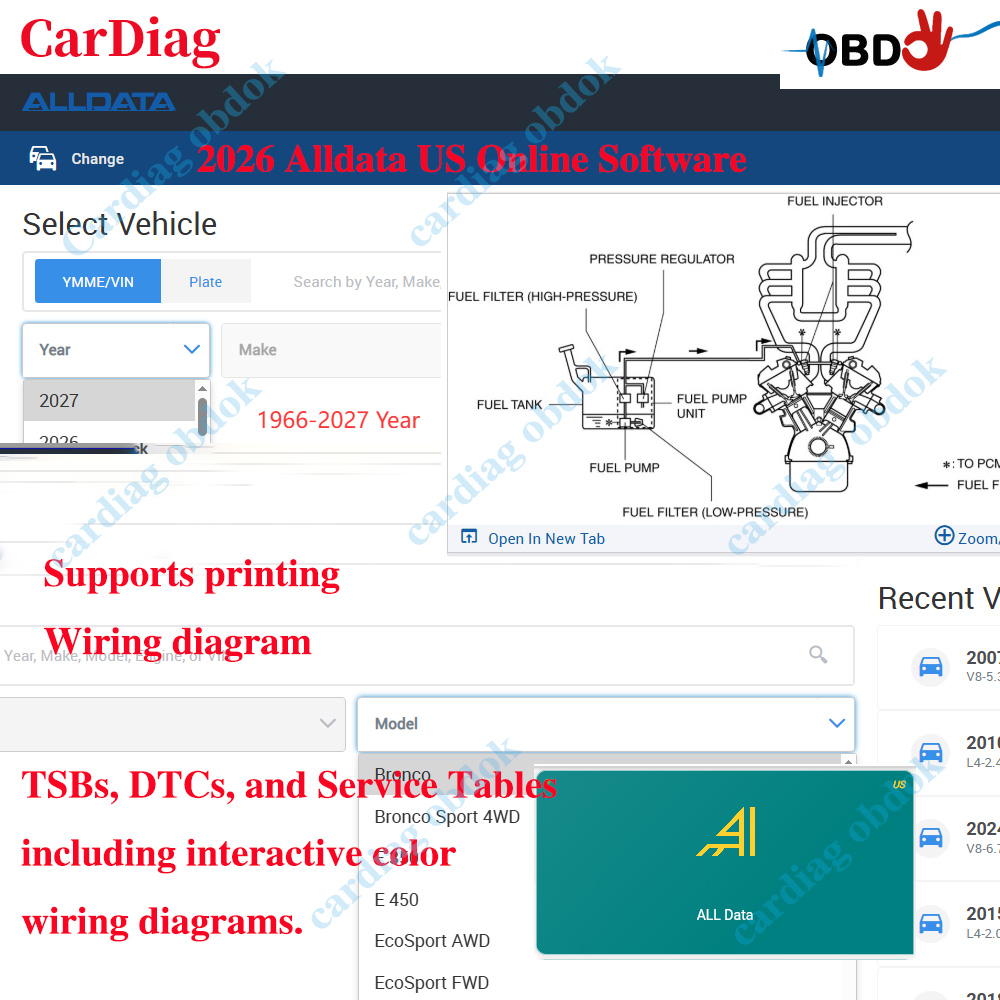 Oprogramowanie Alldata US Onli – Workshop Tools Online recenzja i cena