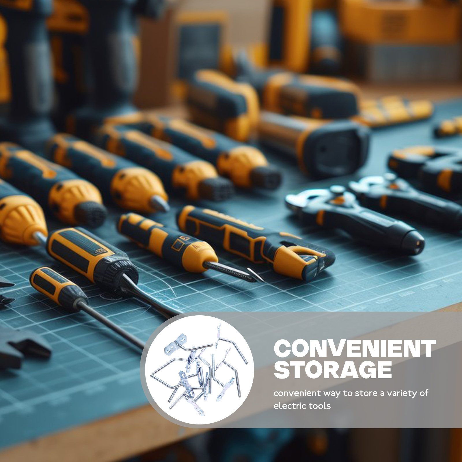 10 sztuk wytrzymałych haczyków – Workshop Tools Storage recenzja i cena