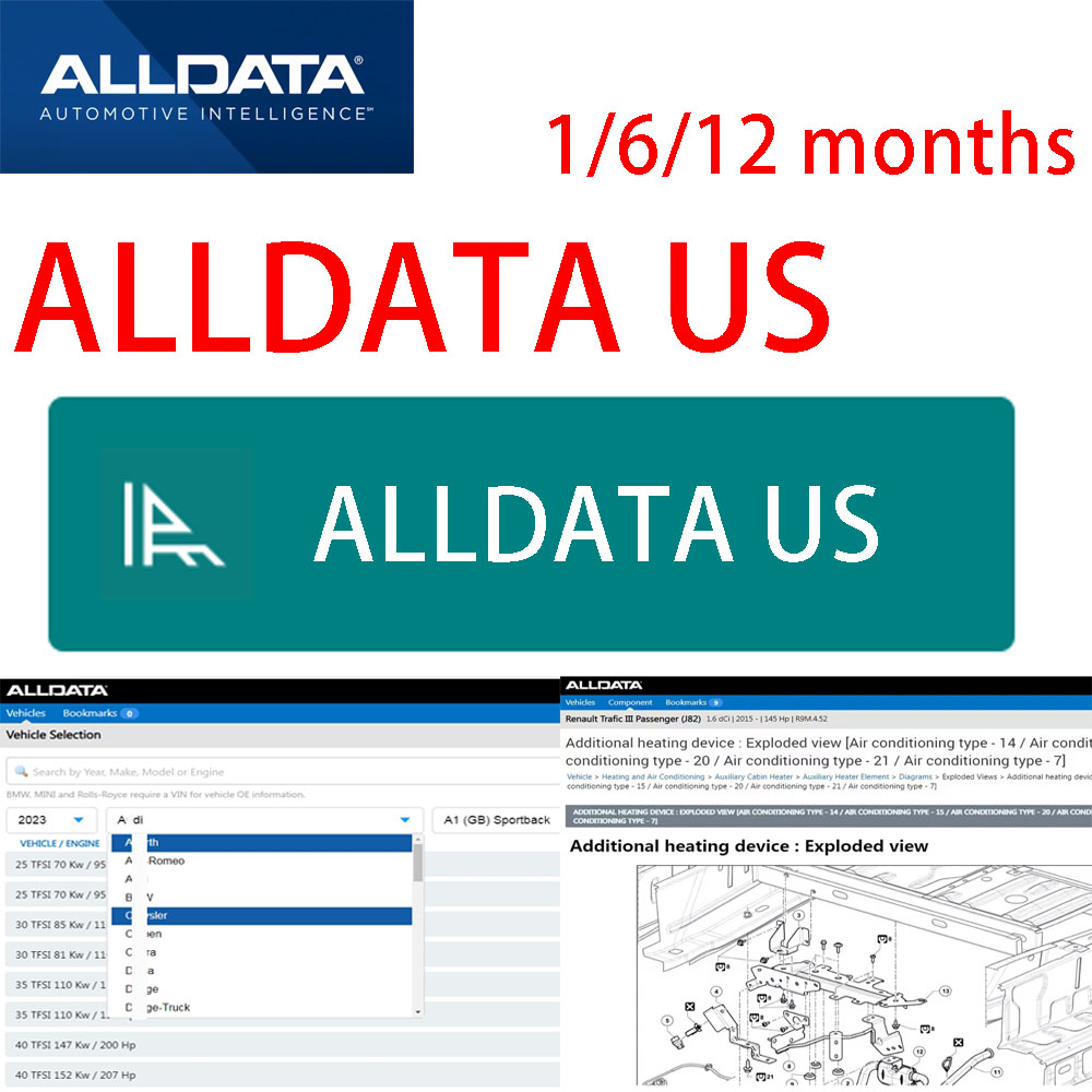 Najnowszy Alldata US Pełna Wer – Workshop Tools Online recenzja i cena